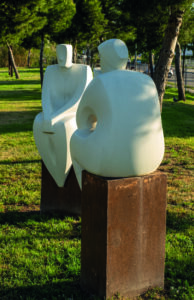 Imatge escultura Dialeg de Rosa Serra