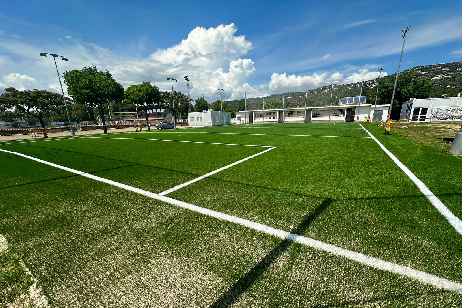 Millores al camp de futbol municipal