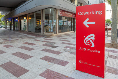 Senyalització exterior del coworking