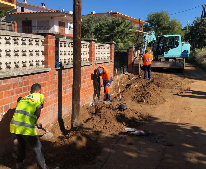 Imatge Millora del carrer Gavines a S’Agaró