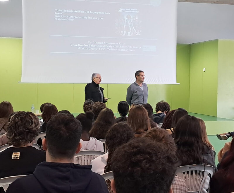 Imatge Xerrada sobre intel·ligència artificial