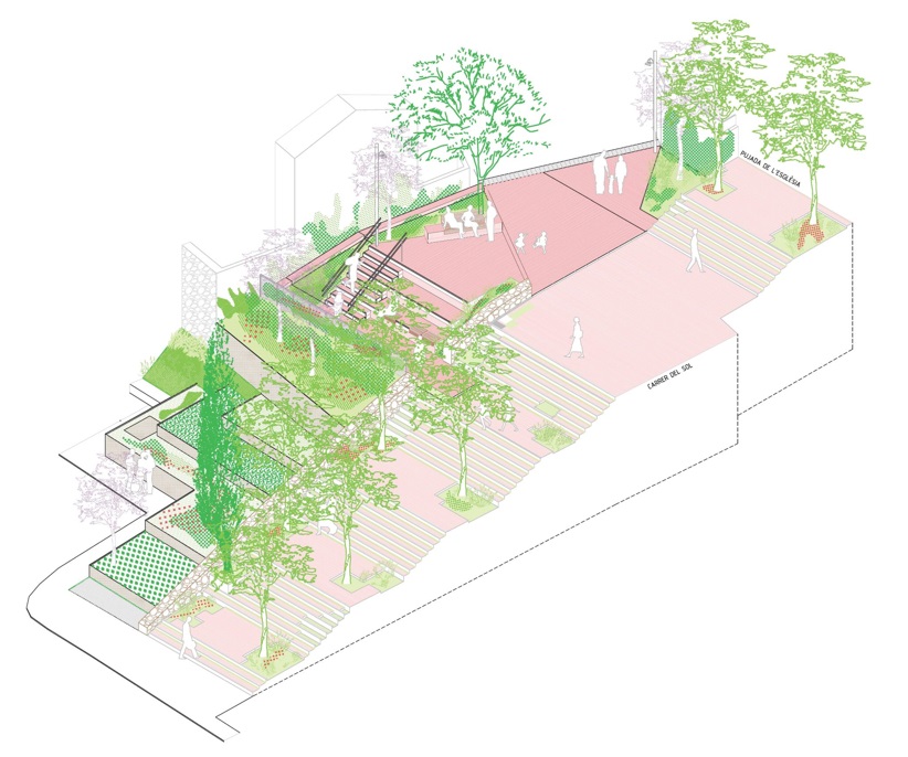 imatge remodelació escales castell d'aro