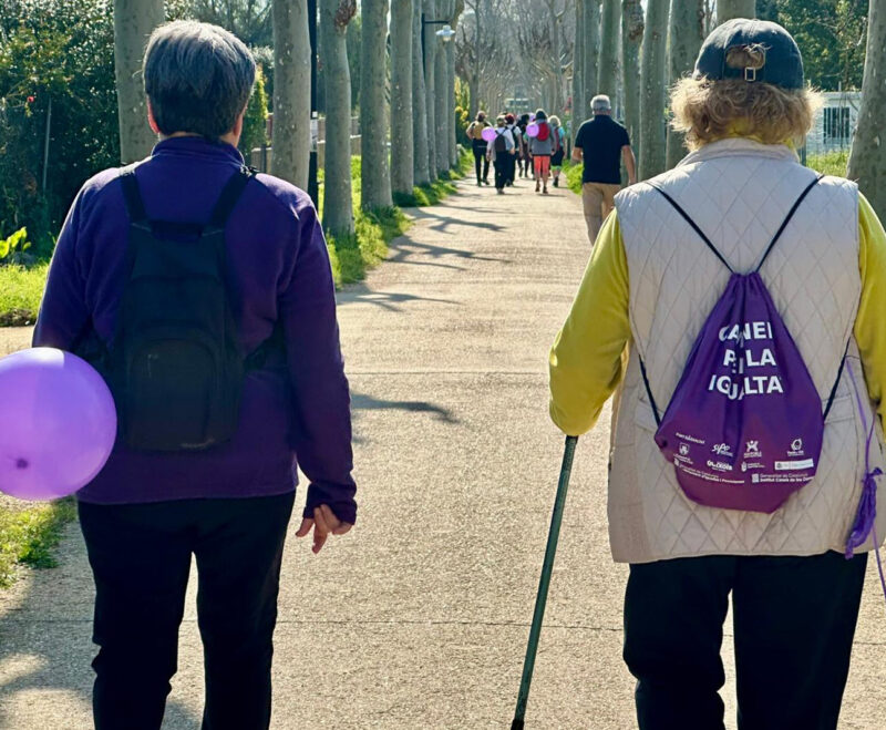 Imatge Èxit de la 9a Caminada per la igualtat