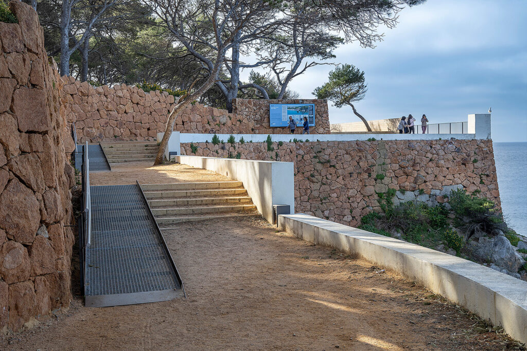 Accessibilitat al camí de ronda de S’Agaró