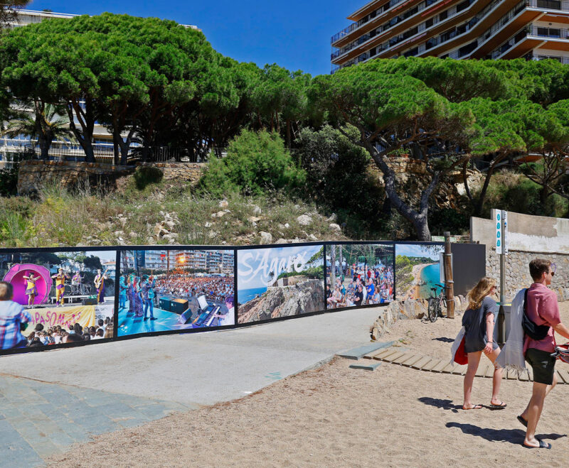 Imatge Mural fotogràfic al Passeig Marítim