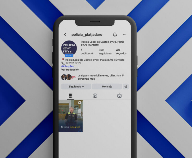 Imatge Nou Instagram de la Policia Local