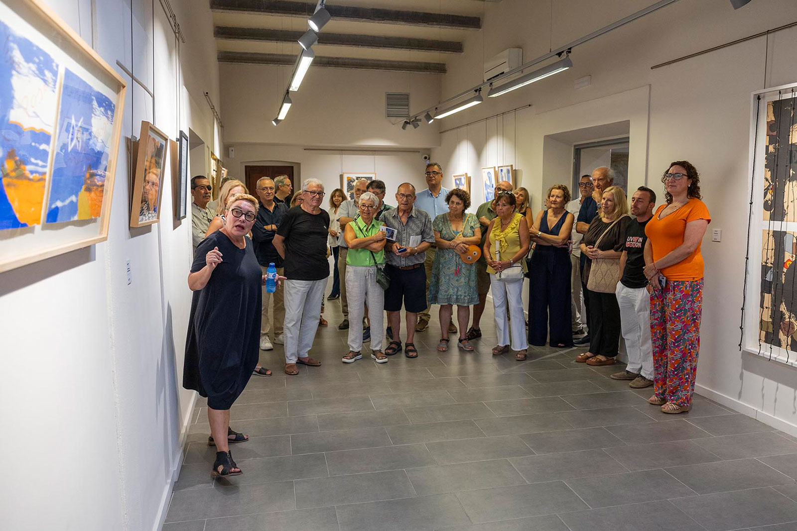 Inauguració de la mostra “ De la planxa al paper”