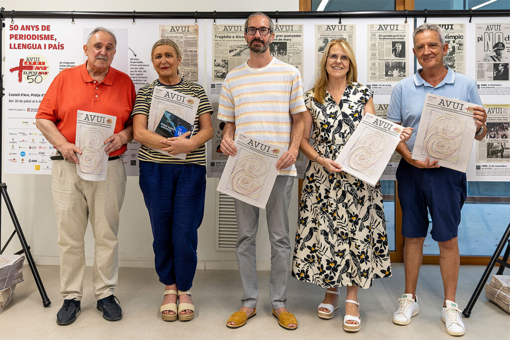 Exposició 50 anys del diari Avui