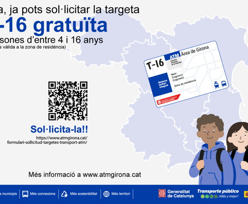 Imatge Nova targeta de transport T-16 gratuïta